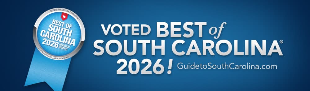 Voted Best of South Carolina 2026 Regional Winner